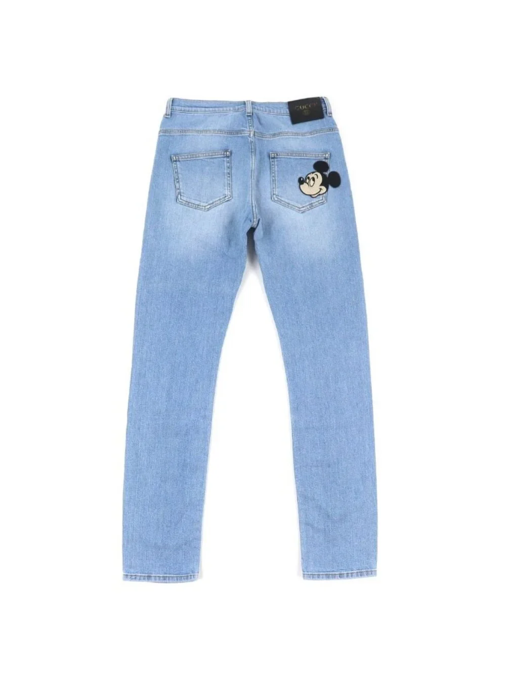 Gucci Disney Cotton Logo Leather Patch Mickey